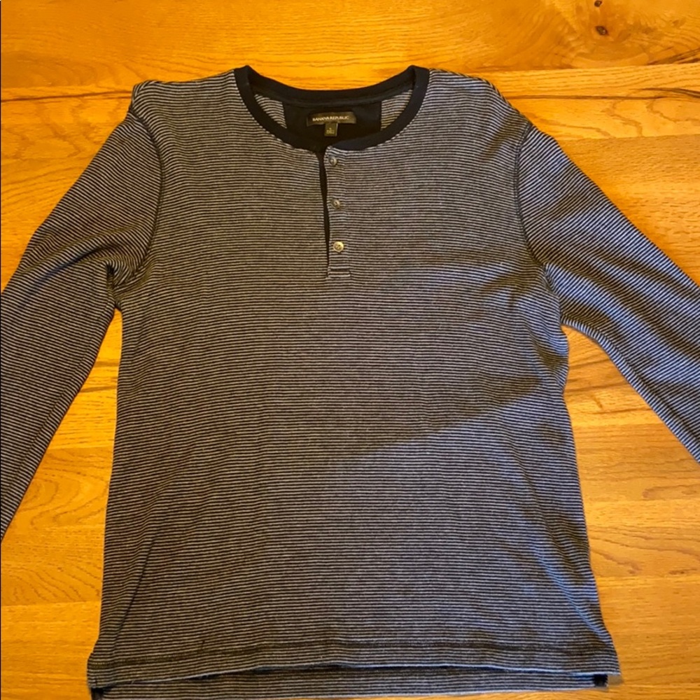 Banana Republic Striped Henley